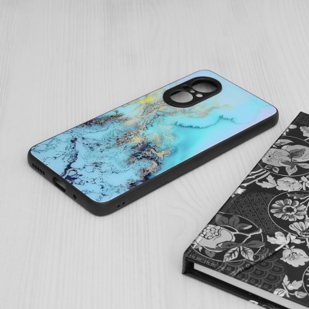 Husa pentru Huawei nova 9 SE - Techsuit Glaze Series - Blue Ocean