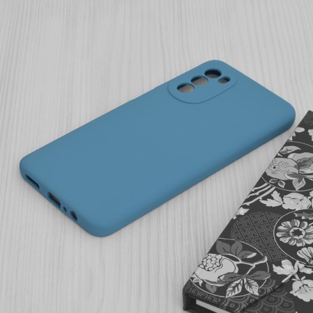 Husa pentru Motorola Moto G52 4G / Moto G82 5G - Techsuit Soft Edge Silicone - Denim Blue