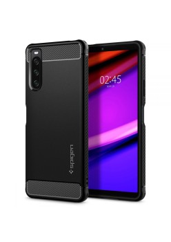 Husa pentru Sony Xperia 10 IV - Spigen Rugged Armor - Black