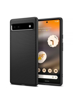 Husa pentru Google Pixel 6a - Spigen Liquid Air - Matte Black