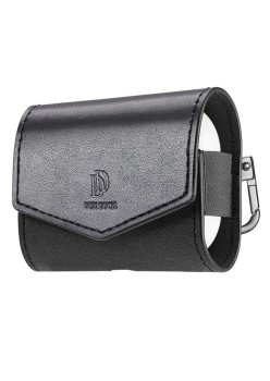 Husa pentru AirPods 3 (2021) - Dux Ducis Leather Case - Black