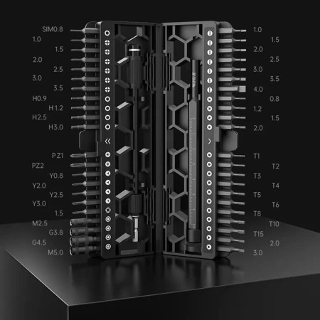 Trusa Surubelnite cu Accesorii 47in1 - Jakemy Precision (JM-8180) - Black