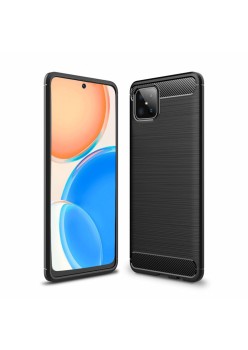 Husa pentru Honor X8 - Techsuit Carbon Silicone - Black
