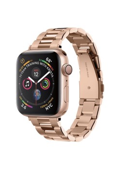 Curea pentru Apple Watch 1/2/3/4/5/6/7/8/9/SE/SE 2 (38/40/41mm) - Spigen Modern Fit - Rose Gold
