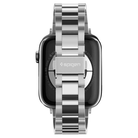 Curea pentru Apple Watch 1/2/3/4/5/6/7/8/9/SE/SE 2 (38/40/41mm) - Spigen Modern Fit - Silver