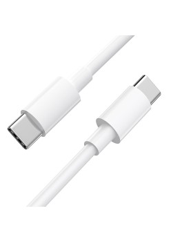 Cablu de Date Type-C la Type-C 100W, 5A, 1m - Hoco High-Power (X51) - White