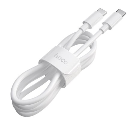 Cablu de Date Type-C la Type-C 100W, 5A, 1m - Hoco High-Power (X51) - White