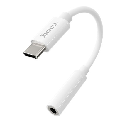 Cablu Audio Adaptor Type-C la Jack - Hoco (LS30) - White