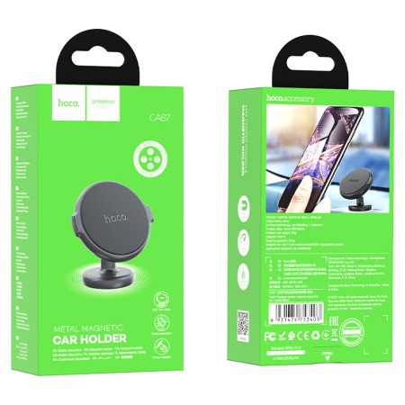 Suport Auto Magnetic pentru Bord - Hoco Fantasy (CA87) - Black