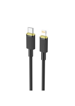 Cablu de Incarcare Type-C la Lightning PD 20W, 3A, 1.2m - Hoco (U109) - Black