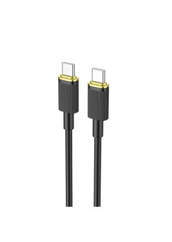 Cablu de Incarcare Type-C la Type-C PD 100W, 5A, 1.2m - Hoco (U109) - Black