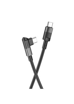 Cablu de Date Type-C la Type-C PD 100W, 5A, 1.2m - Hoco (U108) - Black