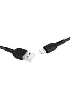Cablu de Date USB-A la Type-C 10W, 2A, 1m - Hoco Easy Charged (X13) - Black