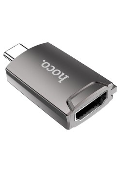Adaptor OTG Type-C la HDMI 4K 30Hz - Hoco (UA19) - Grey