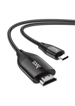 Cablu Video Type-C la HDMI 4K 30Hz, 2m - Hoco (UA16) - Grey