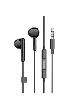 Casti Audio Stereo Jack cu Microfon, 1.2m - Hoco (M93) - Black