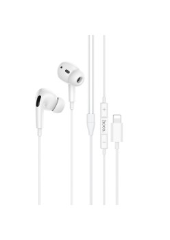 Casti Audio Stereo Lightning cu Microfon, 1.2m - Hoco (M1 Pro) - White