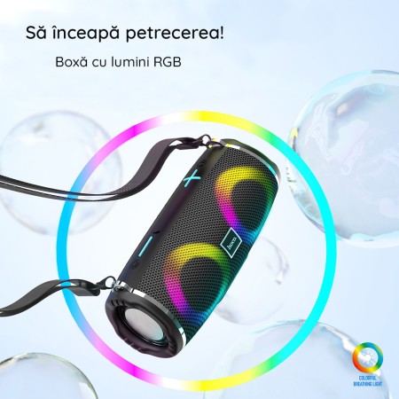 Boxa Portabila Bluetooth 5.0, 10W - Hoco Sports (HC12) - Red