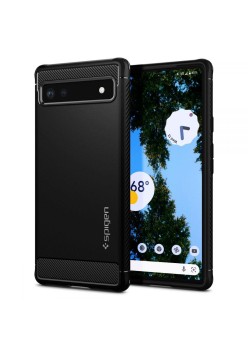 Husa pentru Google Pixel 6a - Spigen Rugged Armor - Black