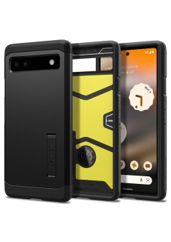 Husa pentru Google Pixel 6a - Spigen Tough Armor - Black