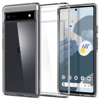 Husa pentru Google Pixel 6a - Spigen Ultra Hybrid - Crystal Clear