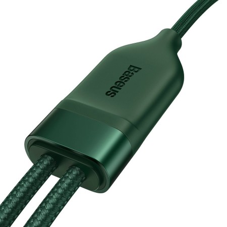 Cablu de Date Type-C la Type-C, Lightning 100W, 1.2m - Baseus Flash Series (CA1T2-F06) - Green