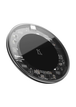 Incarcator Wireless 15W - Baseus (WXJK-BA02) - Clear