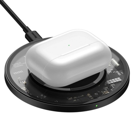 Incarcator Wireless 15W - Baseus (WXJK-BA02) - Clear