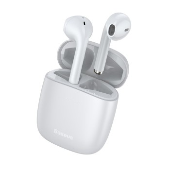 Casti Bluetooth Wireless Noise Cancelling - Baseus Encok W04 (NGW04-02) - White
