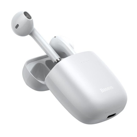 Casti Bluetooth Wireless Noise Cancelling - Baseus Encok W04 (NGW04-02) - White