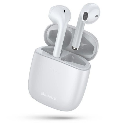 Casti Bluetooth Wireless Noise Cancelling - Baseus Encok W04 (NGW04-02) - White