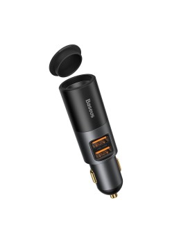 Incarcator Auto 2xUSB, QC3.0, 120W - Baseus Share Together (CCBT-D0G) - Gray