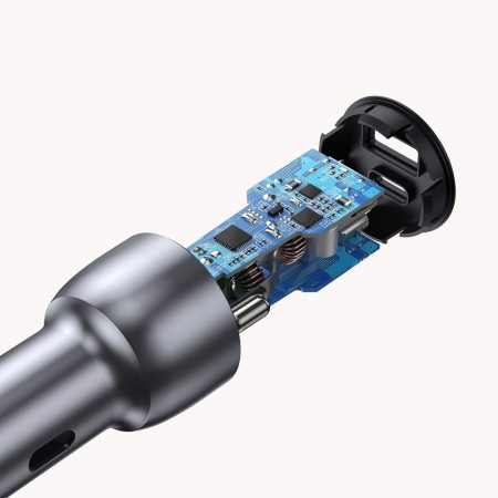 Incarcator Auto 2xUSB-A, QC 3.0, 42.5W - Ugreen (60980) - Dark Blue