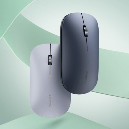 Mouse Fara Fir 1000-4000 DPI - Ugreen Slim Design (90373) - Gray