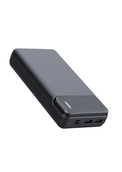 Baterie Externa 20000mAh, Lumini LED - Techsuit (PB-N2) - Black