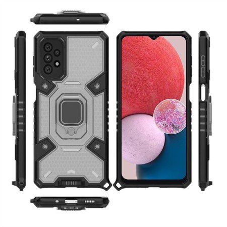 Husa pentru Samsung Galaxy A13 4G - Techsuit Honeycomb Armor - Black