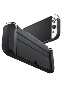 Carcasa pentru Nintendo Switch OLED - Spigen Thin Fit - Black