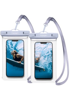 Husa universala pentru telefon (set 2) - Spigen Waterproof Case A601 - Aqua Blue