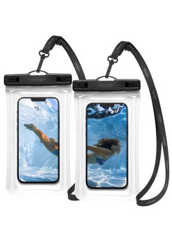 Husa universala pentru telefon (set 2) - Spigen Waterproof Case A610 - Clear