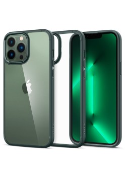 Husa pentru iPhone 13 Pro - Spigen Ultra Hybrid - Midnight Green