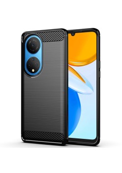 Husa pentru Honor X7 - Techsuit Carbon Silicone - Black