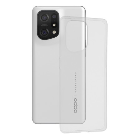 Husa pentru Oppo Find X5 - Techsuit Clear Silicone - Transparenta
