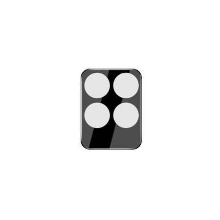 Folie Camera pentru Realme 8i / Narzo 50 - Mocolo Silk HD PRO Camera Glass - Black