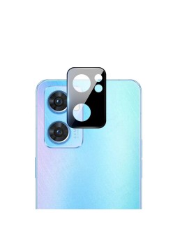 Folie Camera pentru Oppo Reno7 5G / Find X5 Lite 5G - Mocolo Silk HD PRO Camera Glass - Black