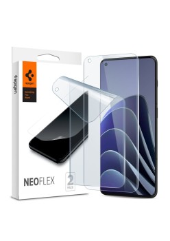 Folie pentru OnePlus 10 Pro / OnePlus 11 / Oppo Find X5 Pro (set 2) - Spigen Neo Flex - Clear