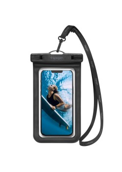 Husa universala pentru telefon - Spigen Waterproof Case A601 - Black