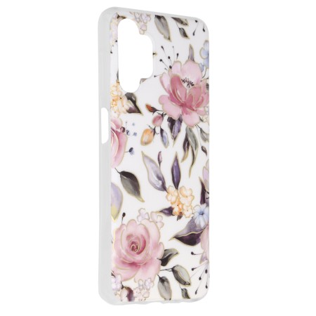 Husa pentru Samsung Galaxy A13 4G - Techsuit Marble Series - Chloe White
