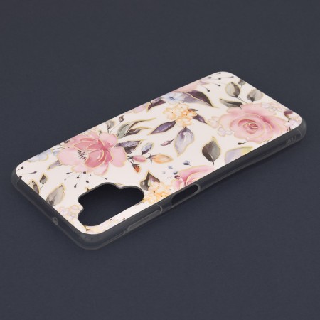 Husa pentru Samsung Galaxy A13 4G - Techsuit Marble Series - Chloe White