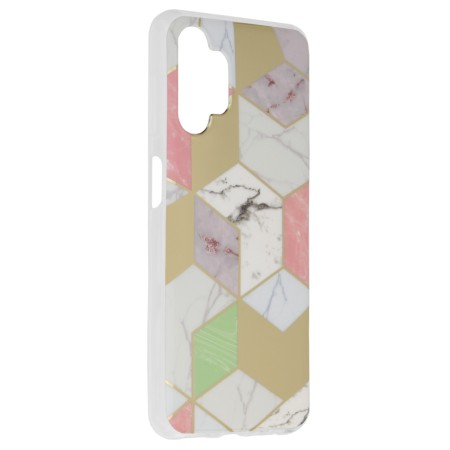 Husa pentru Samsung Galaxy A13 4G - Techsuit Marble Series - Purple Hex