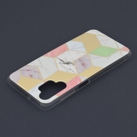 Husa pentru Samsung Galaxy A13 4G - Techsuit Marble Series - Purple Hex